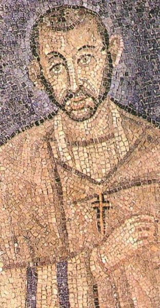 Saint Ambroise de Milan (340-397), évêque docteur de l'Église, figure tutélaire du rite ambrosien