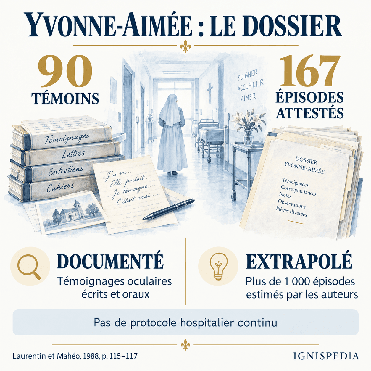 90 témoins et 167 épisodes attestés dans le dossier Yvonne-Aimée