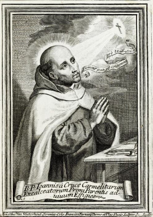 Saint John of the Cross, engraving by Arnold van Westerhout
