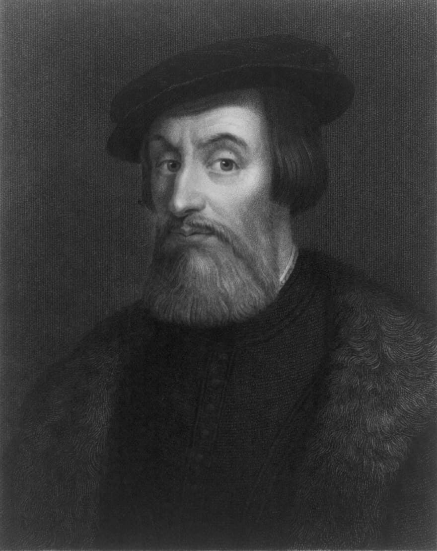 Altes Porträt von Hernán Cortés, spanischer Konquistador im Zusammenhang mit dem Fall Tenochtitlans 1521