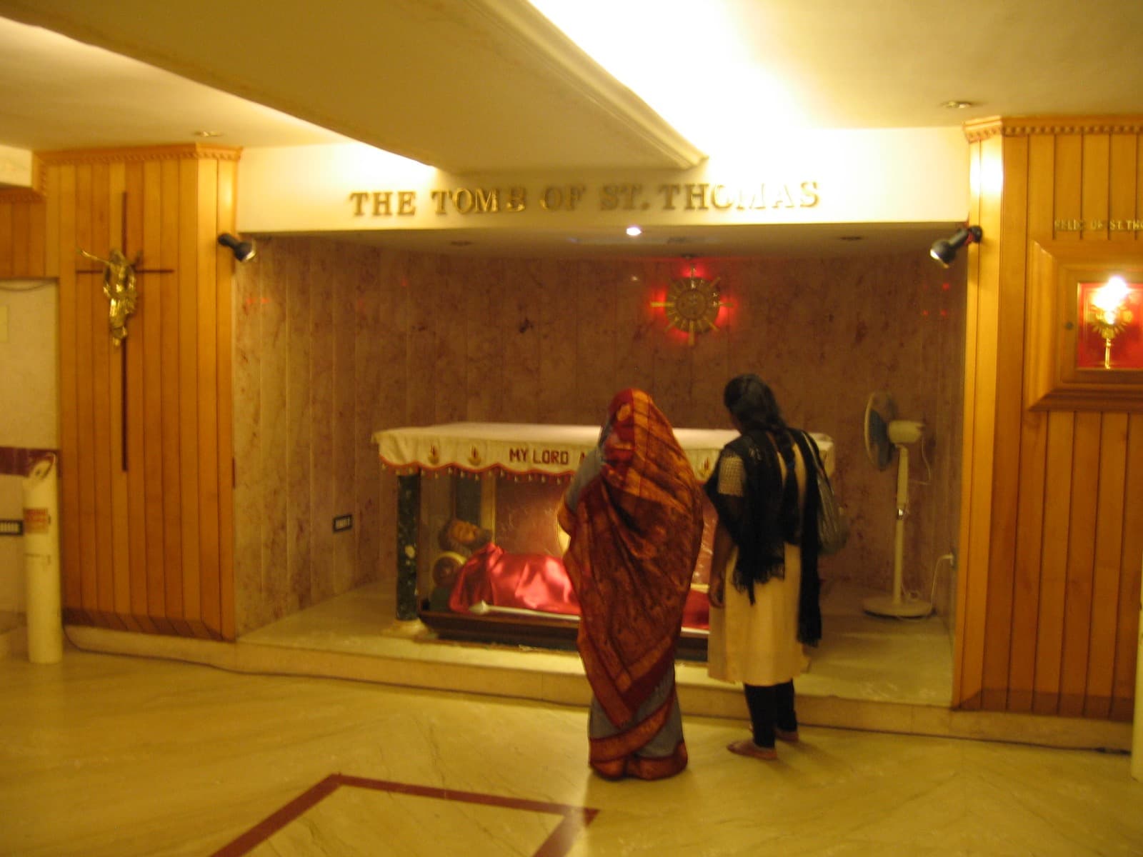 Traditional tomb of Saint Thomas in Chennai