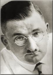 Portrait du journaliste Fritz Gerlich vers 1929