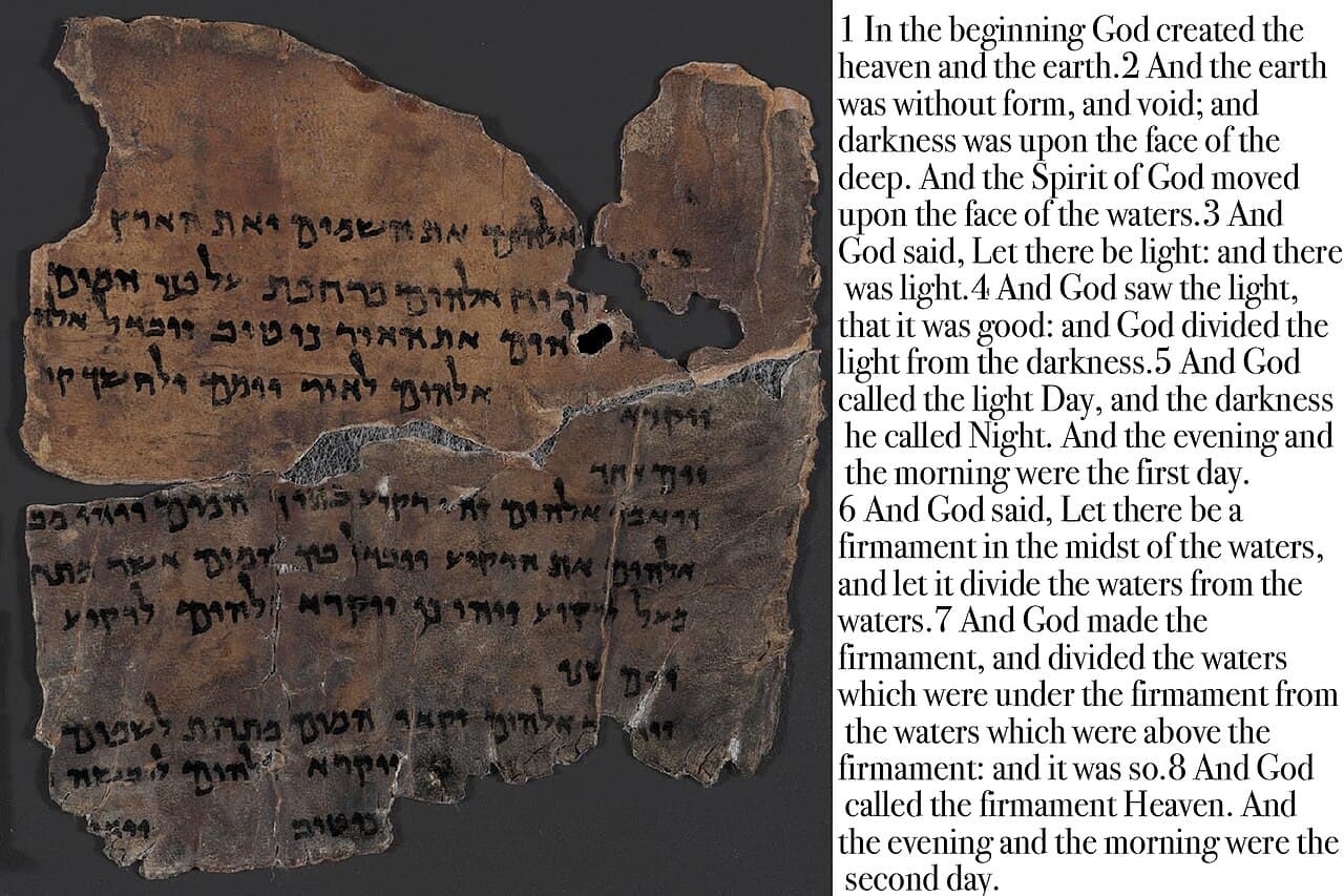 Biblisches Fragment unter den Handschriften vom Toten Meer