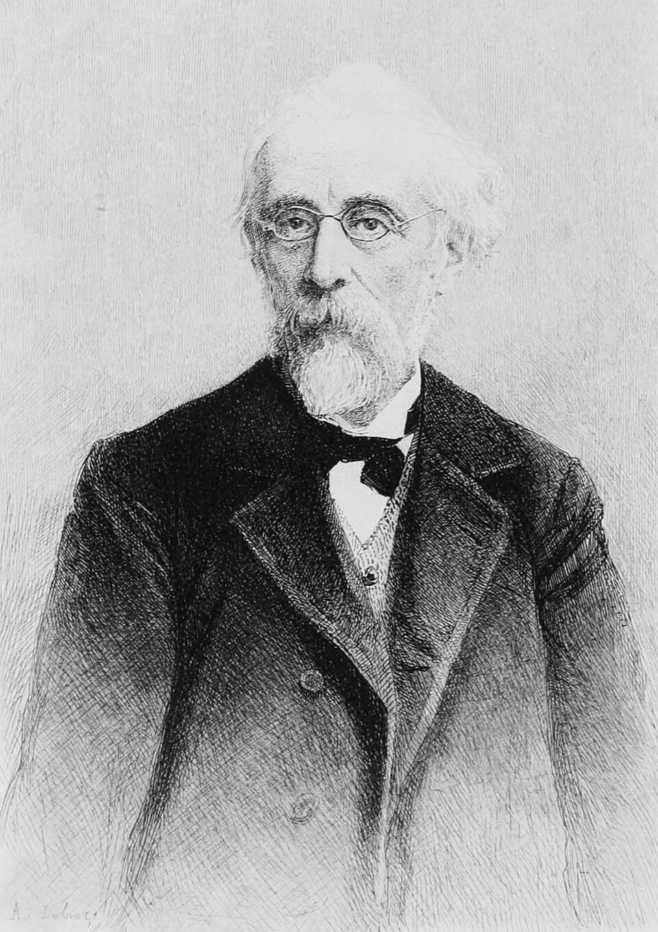 Porträt von Theodor Nöldeke, deutschem Orientalisten