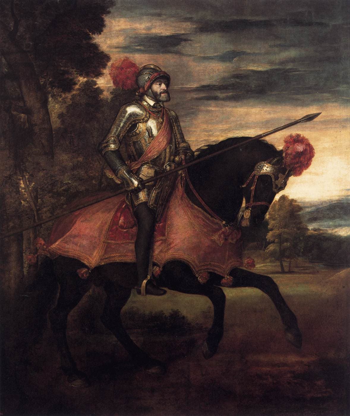 El emperador Carlos V en Mühlberg, por Tiziano