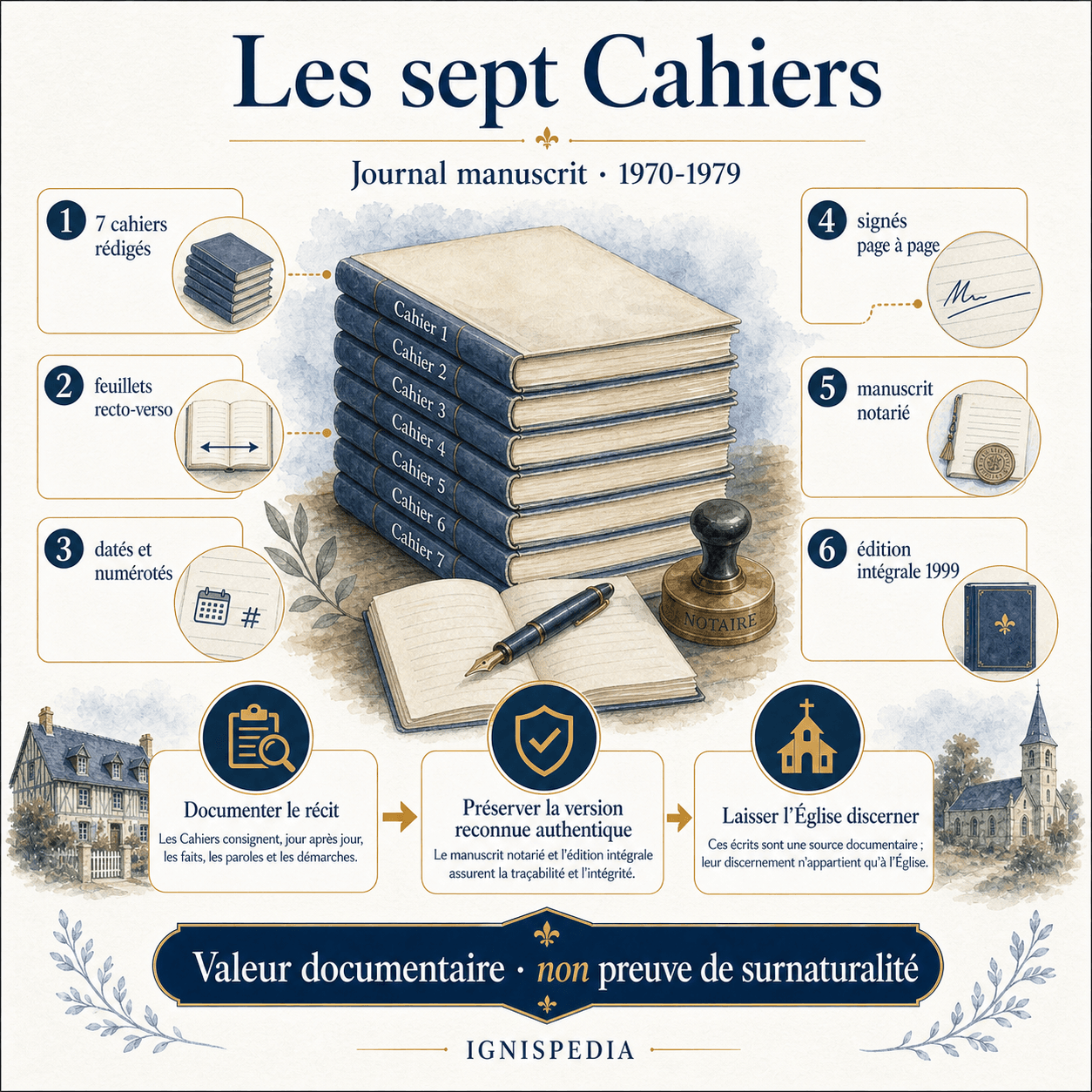 Anatomie documentaire des sept Cahiers manuscrits de Madeleine Aumont