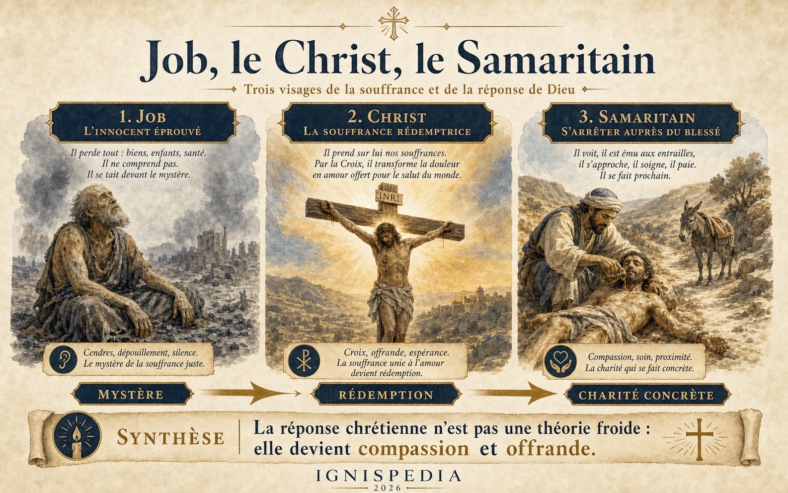Infographie : Salvifici Doloris et le sens chrétien de la souffrance