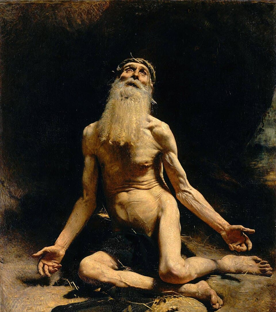 Ijob auf dem Misthaufen, von Léon Bonnat (1880)