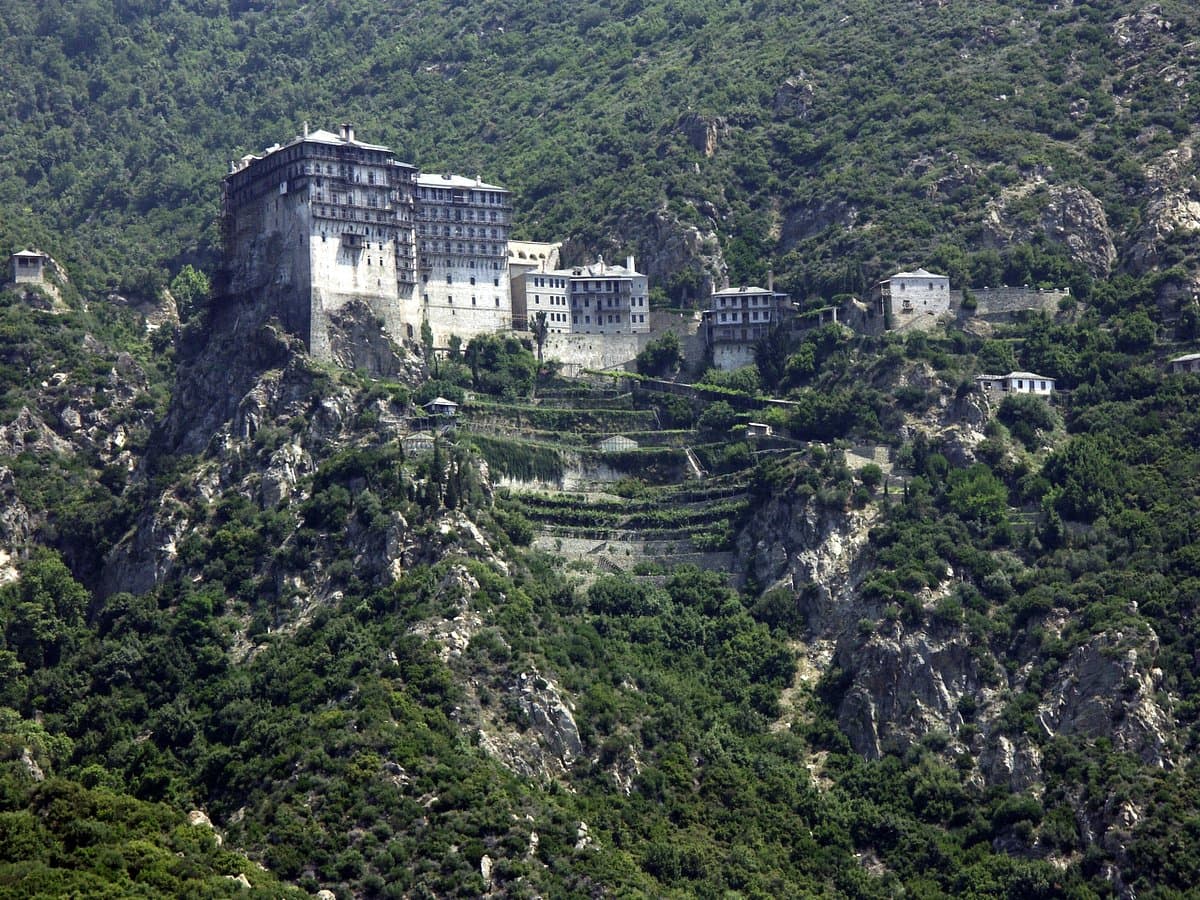 Monastero di Simonopetra sul Monte Athos