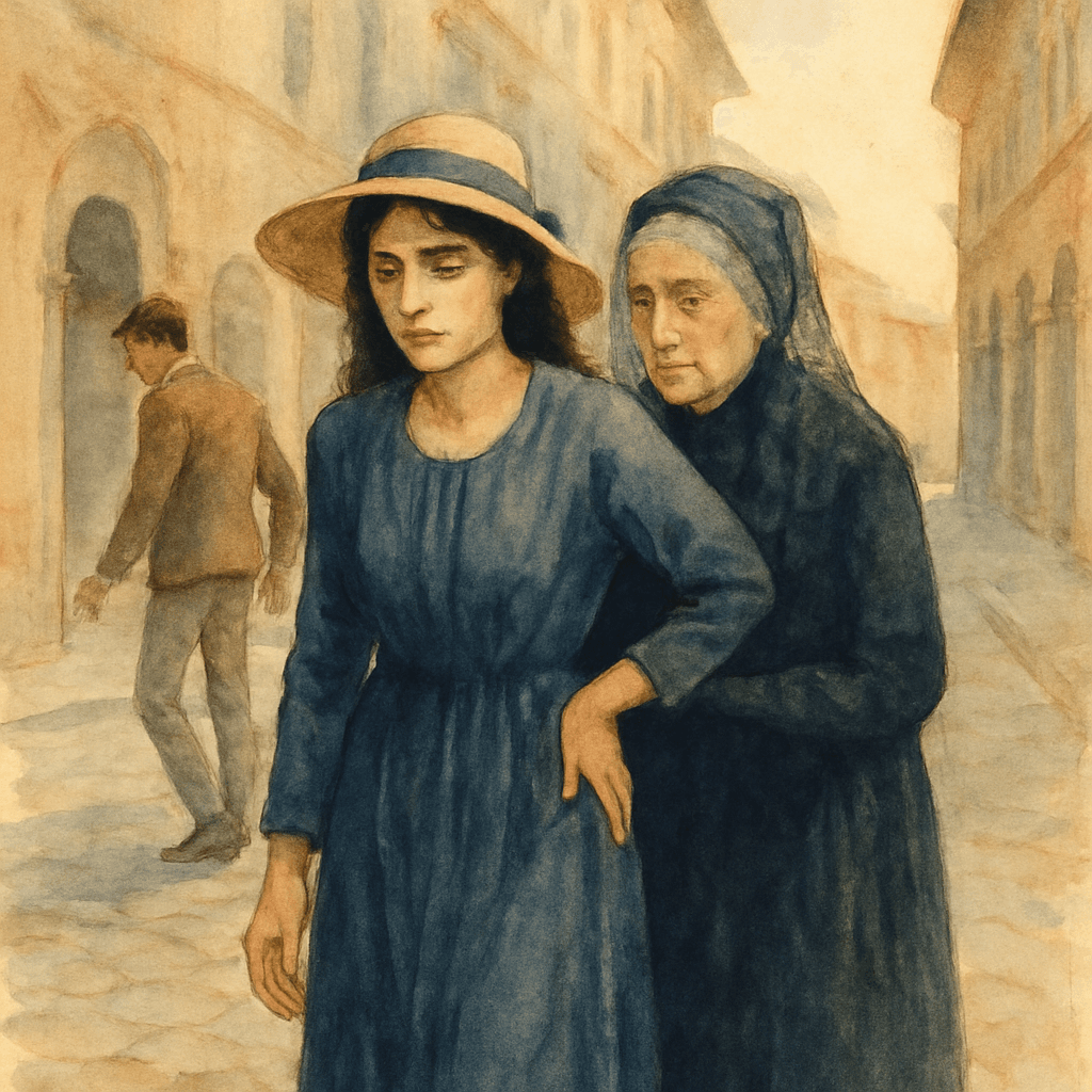 Tái dựng kín đáo cuộc tấn công Maria Valtorta tại Florence tháng 3 năm 1920