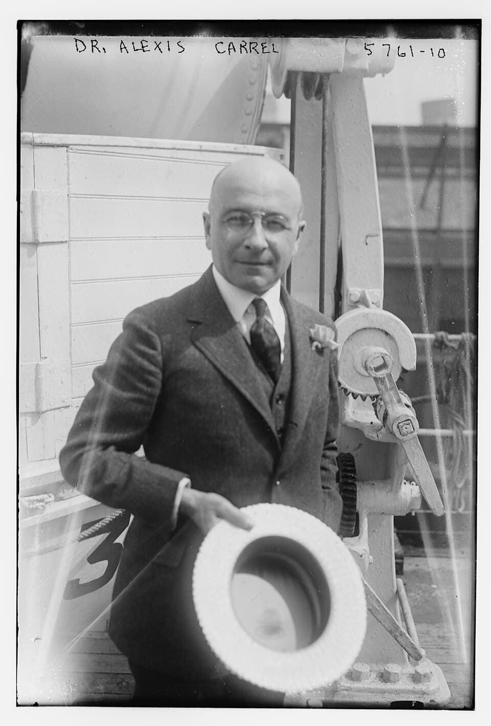 Alexis Carrel, prix Nobel de médecine 1912, témoin direct de la guérison de Marie Bailly à Lourdes en 1902