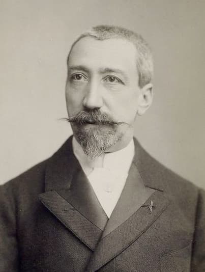 Portrait d'Anatole France, auteur du Jardin d'Épicure