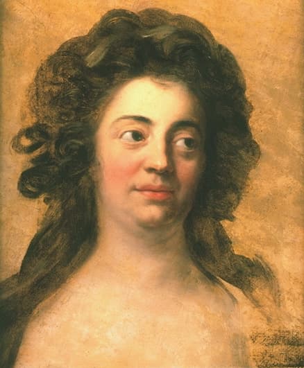 Dorothea Schlegel, de soltera Mendelssohn, cuadro de Anton Graff