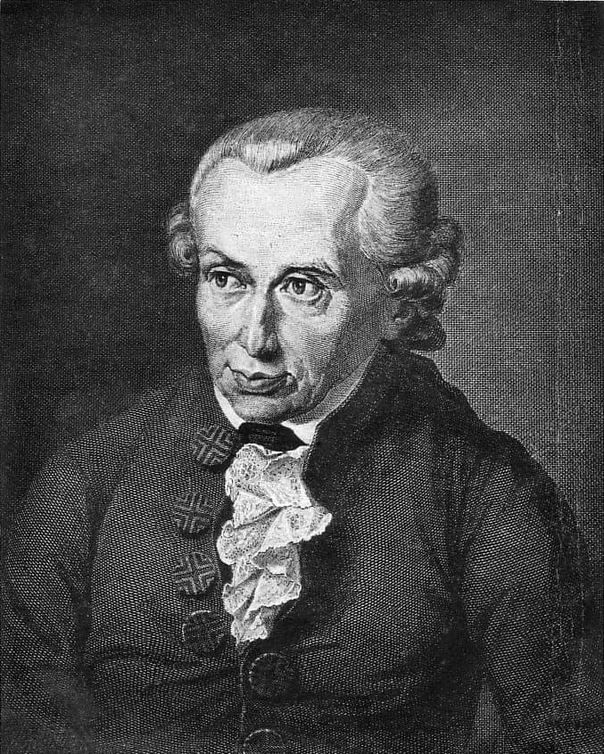 Immanuel Kant, grabado de J. L. Raab según Gottlieb Doebler