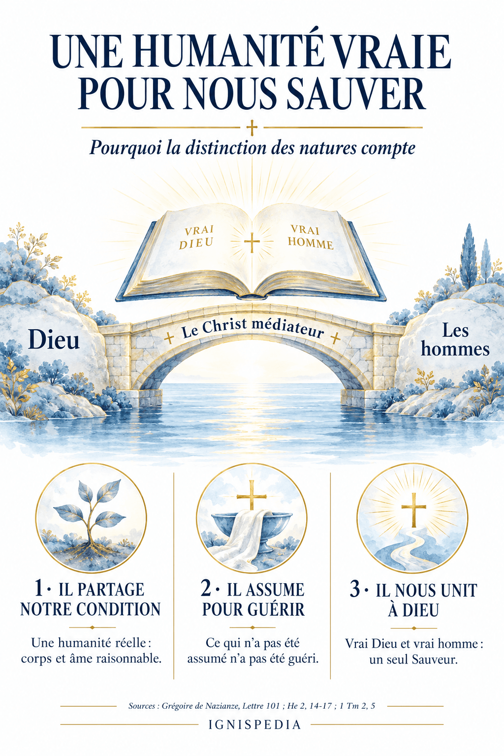 Le Christ médiateur : humanité assumée, guérie et unie à Dieu