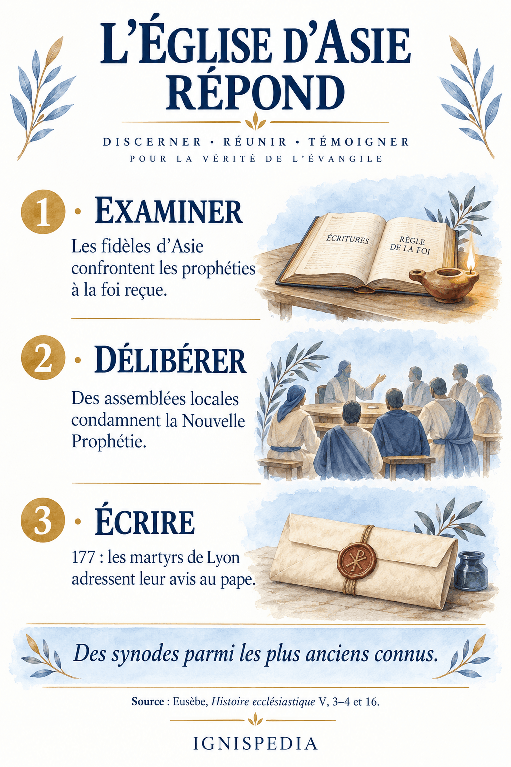 Examen des prophéties et réponse des Églises d’Asie