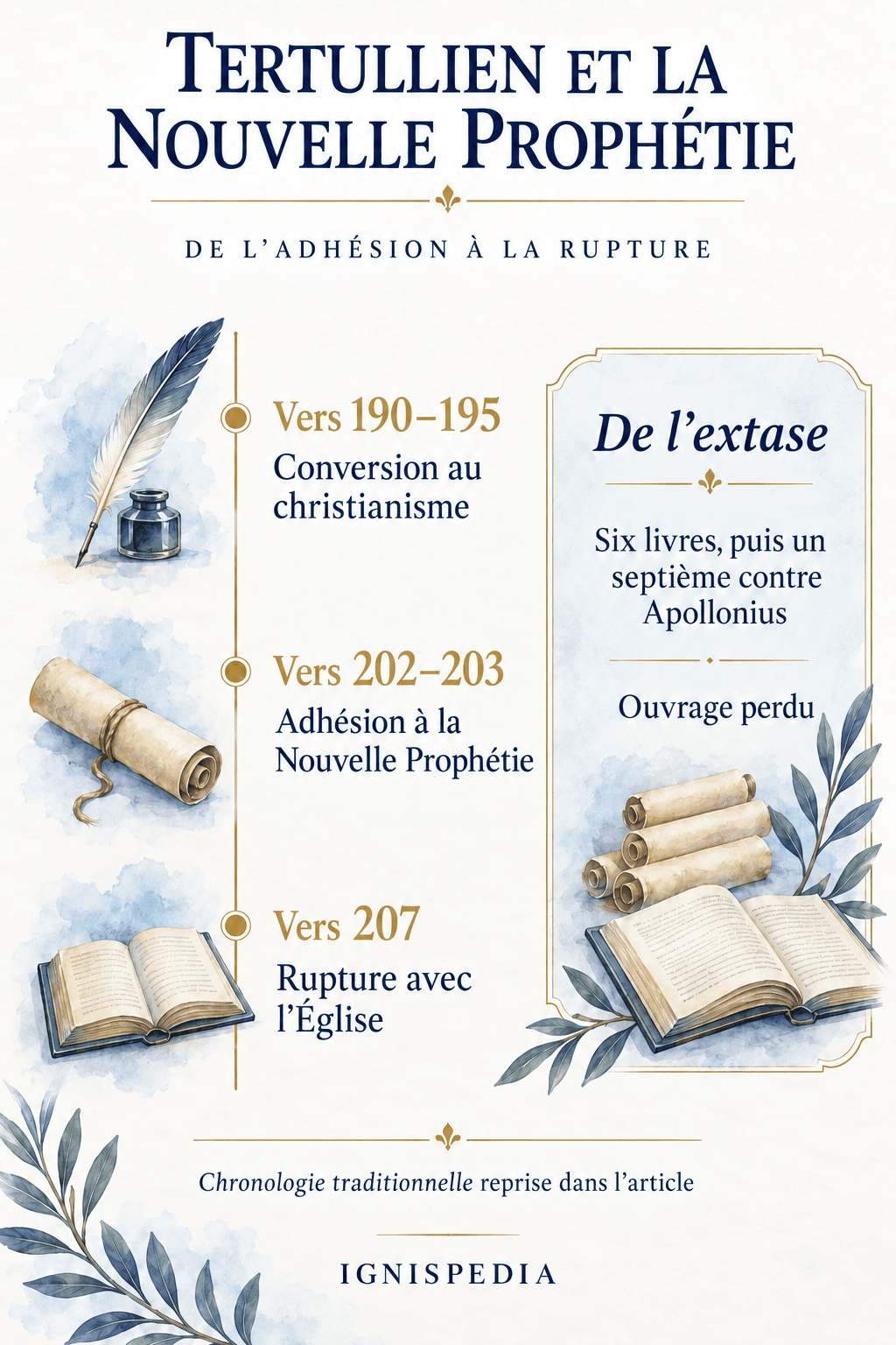 Tertullien : adhésion à la Nouvelle Prophétie et rupture