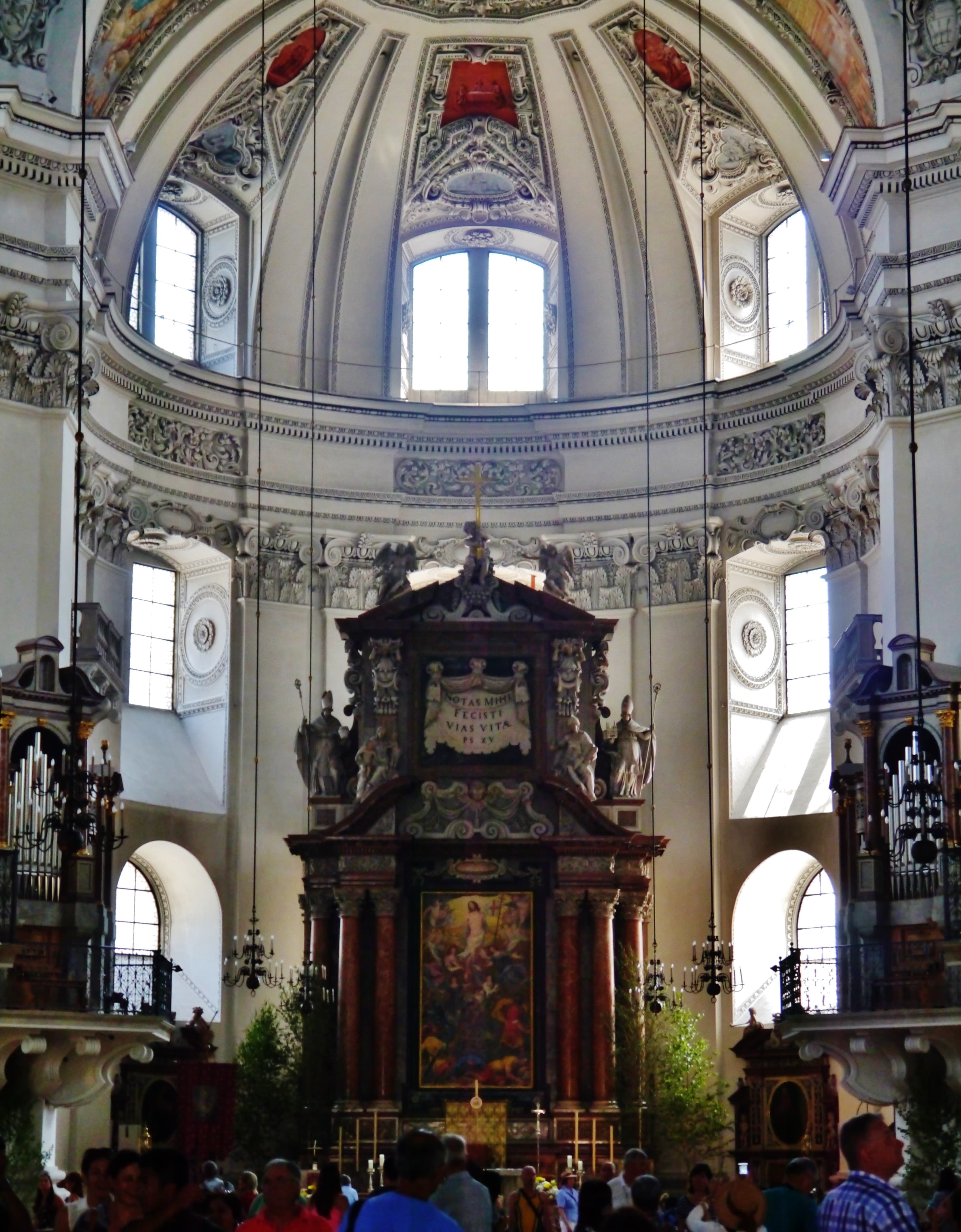 Coro della cattedrale di Salisburgo, veduta contemporanea