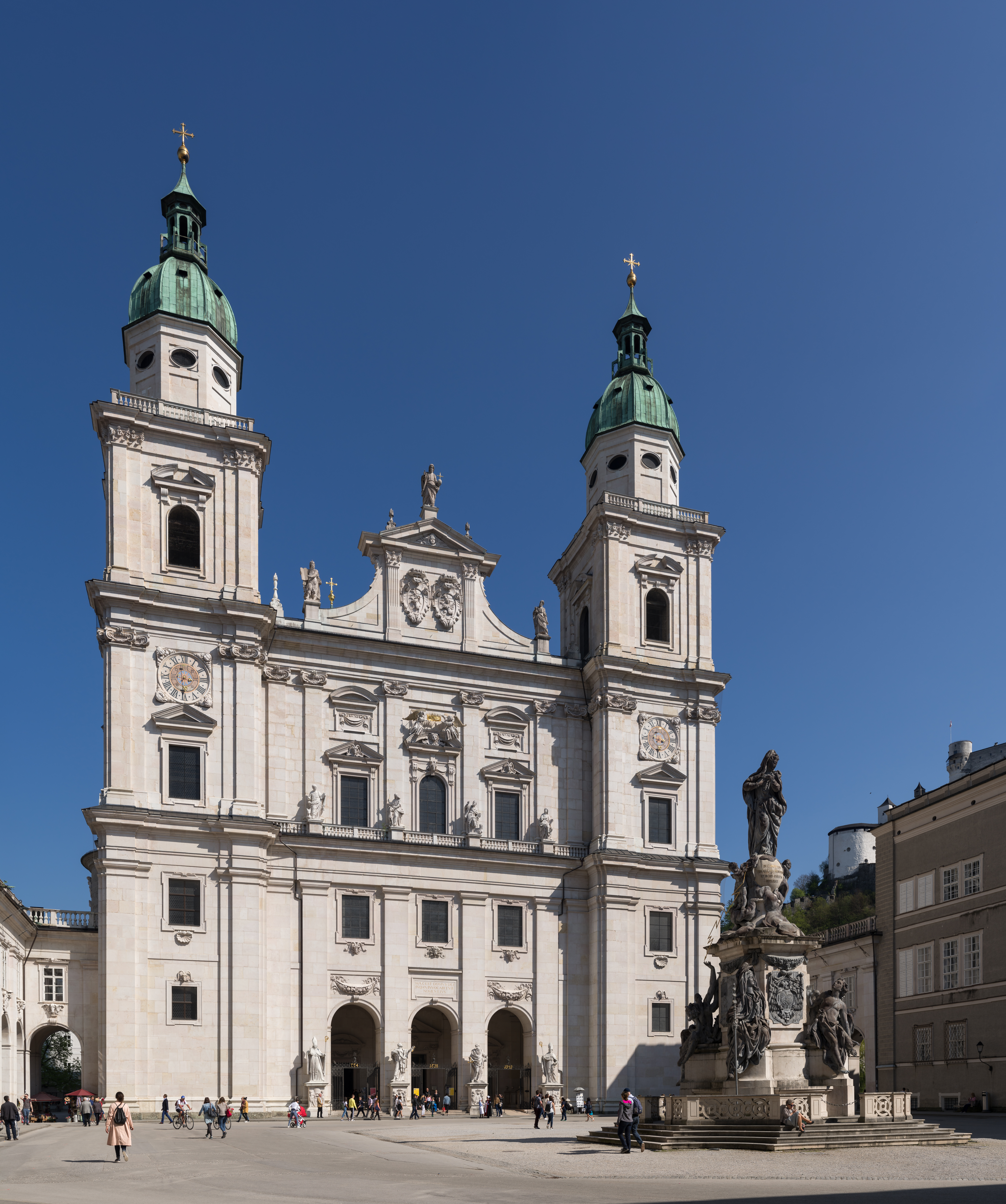 Facciata della cattedrale di Salisburgo