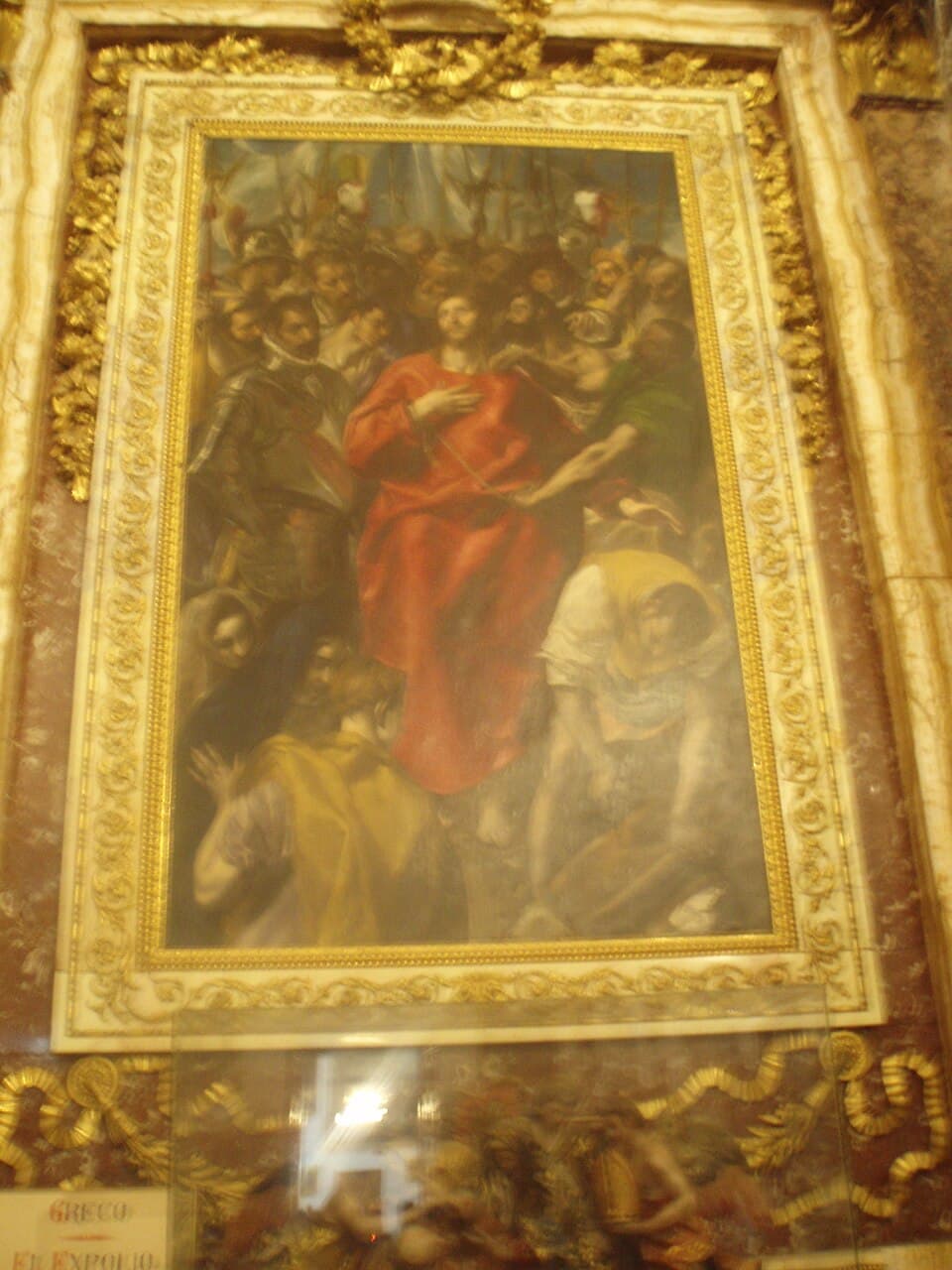 Die Entkleidung Christi von El Greco, Darstellung der Erniedrigung Christi in seiner Passion