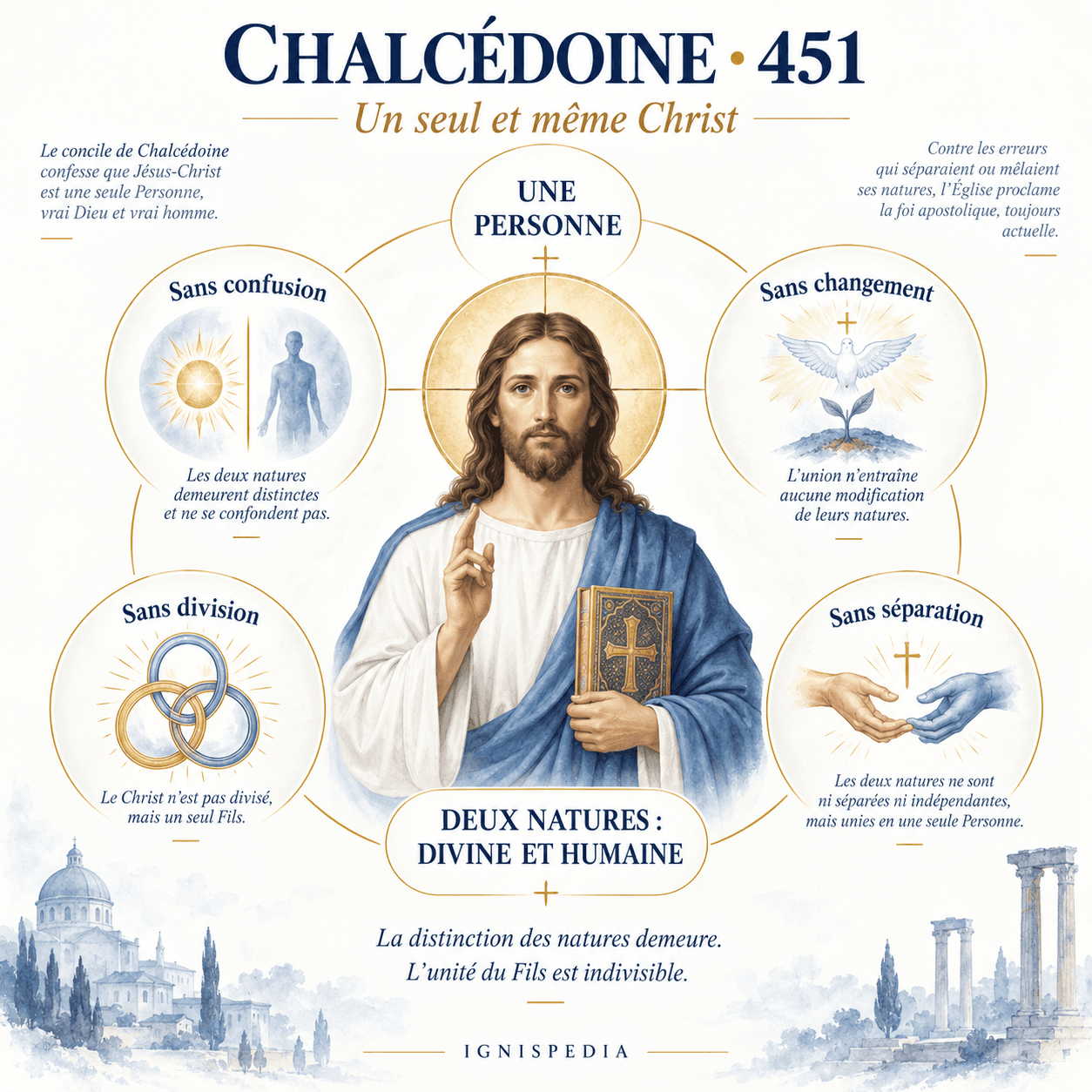 Une personne, deux natures et les quatre expressions de la définition de Chalcédoine
