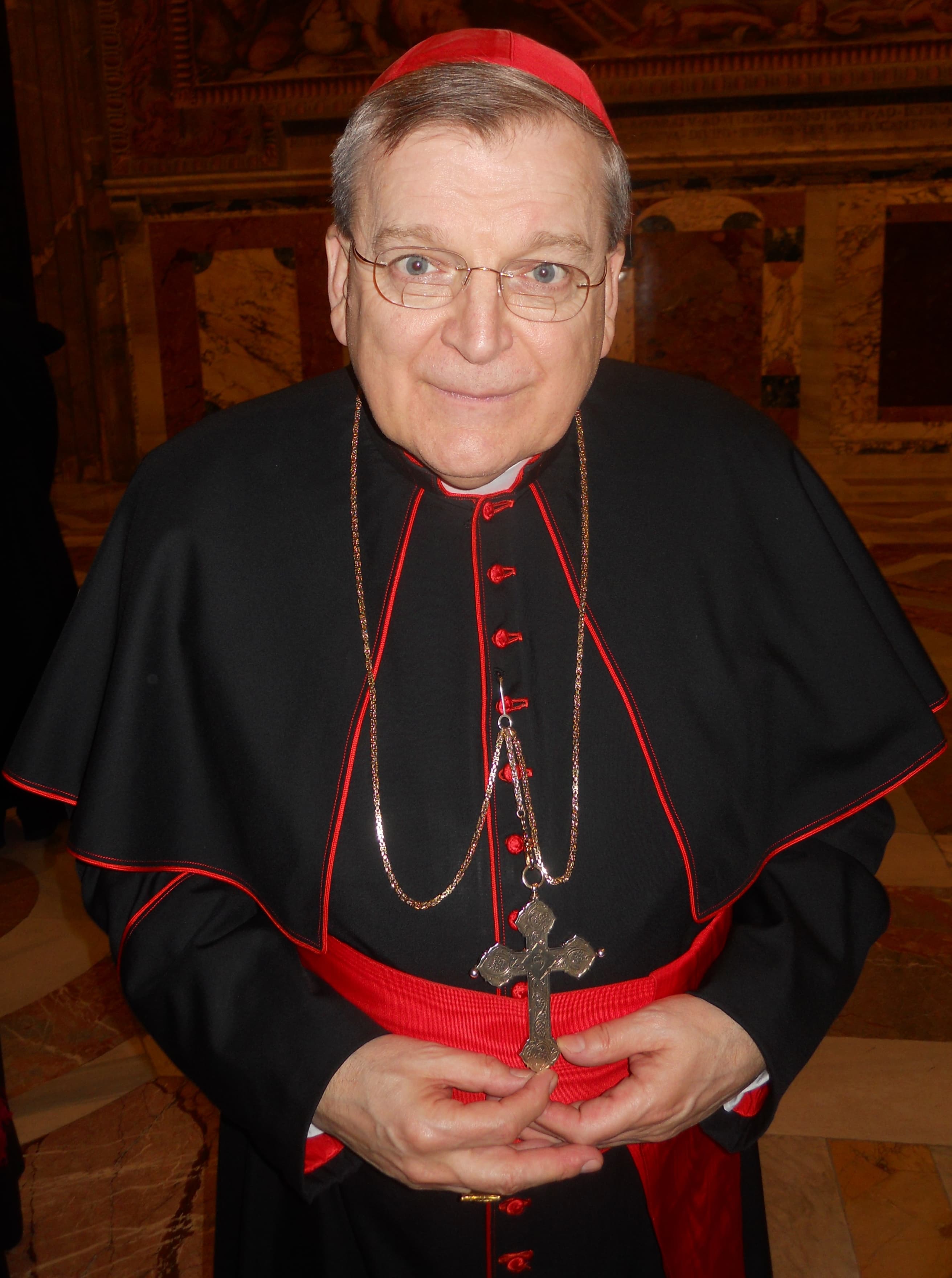 Portrait du cardinal Raymond Leo Burke, ancien Préfet du Tribunal suprême de la Signature apostolique