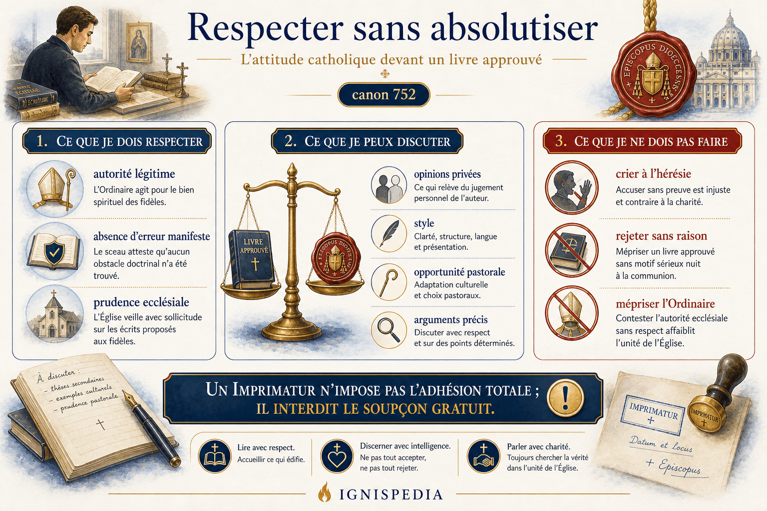Matrice de discernement : respecter un livre approuvé sans absolutiser son contenu
