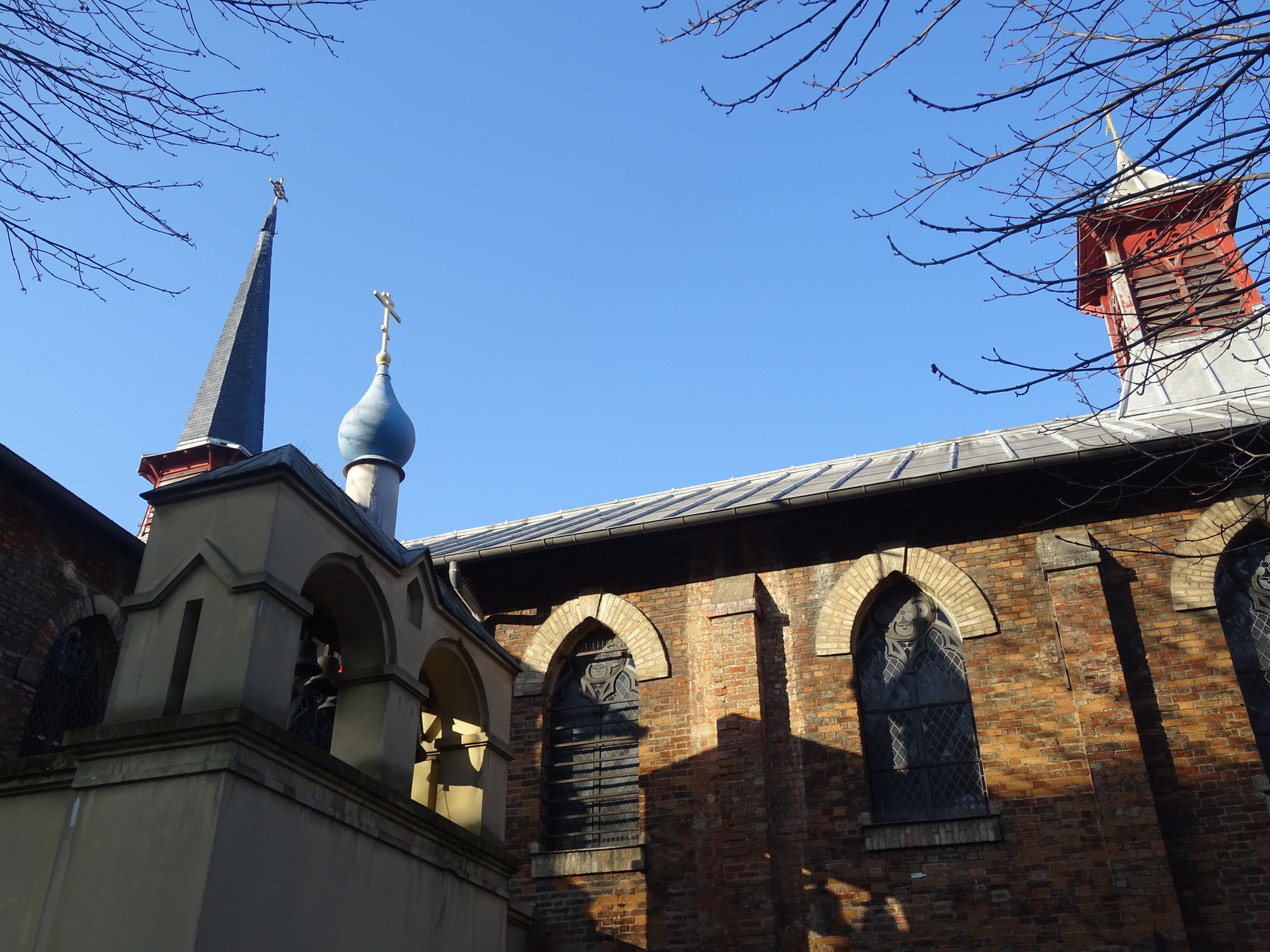 La chiesa Saint-Serge di Radonez, rue de Crimée a Parigi