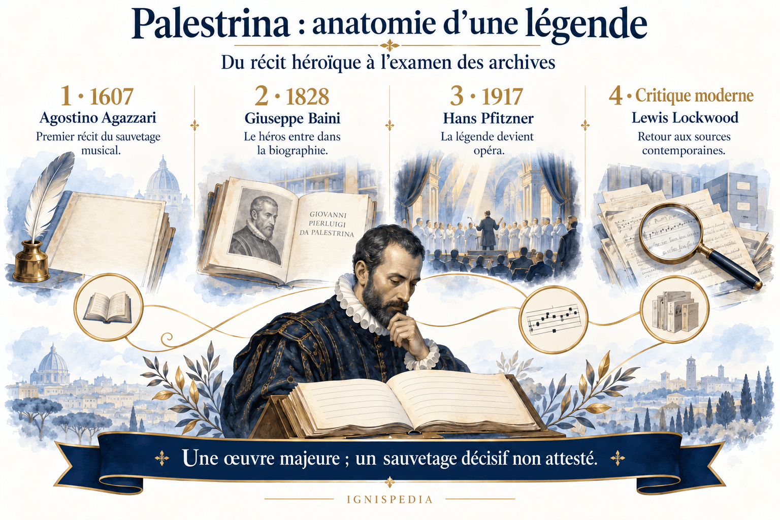 Agazzari, Baini, Pfitzner and historical criticism: how the Palestrina legend was handed down