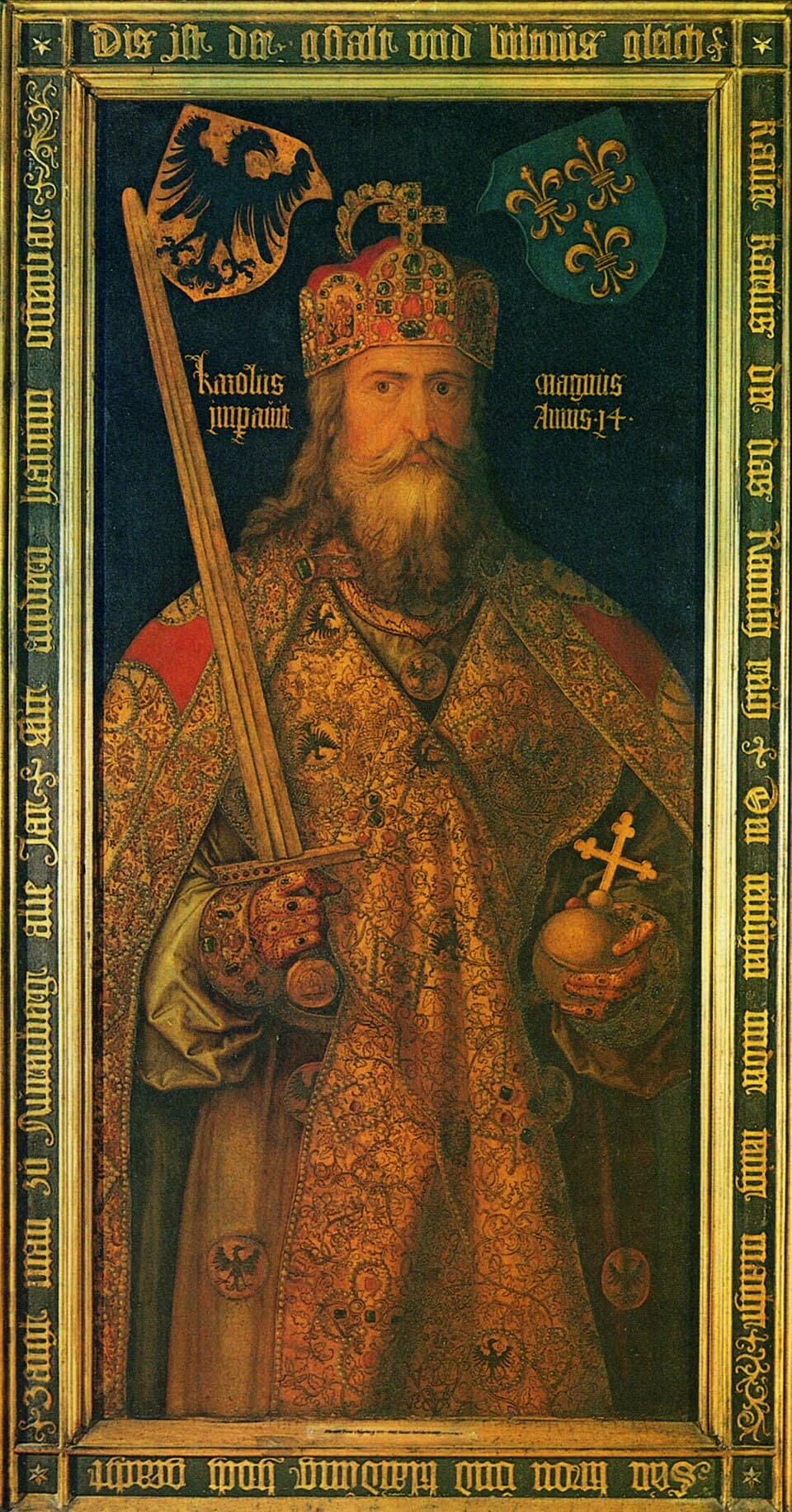 Retrato de Carlomagno de Alberto Durero