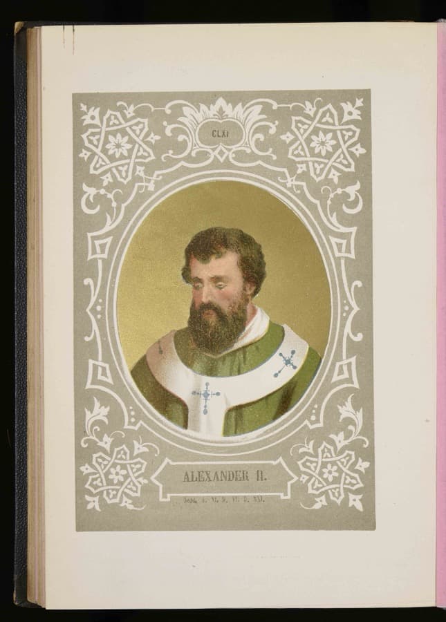 Papst Alexander II., Anselm von Baggio, Bischof von Lucca, der zum Reformpapst wurde