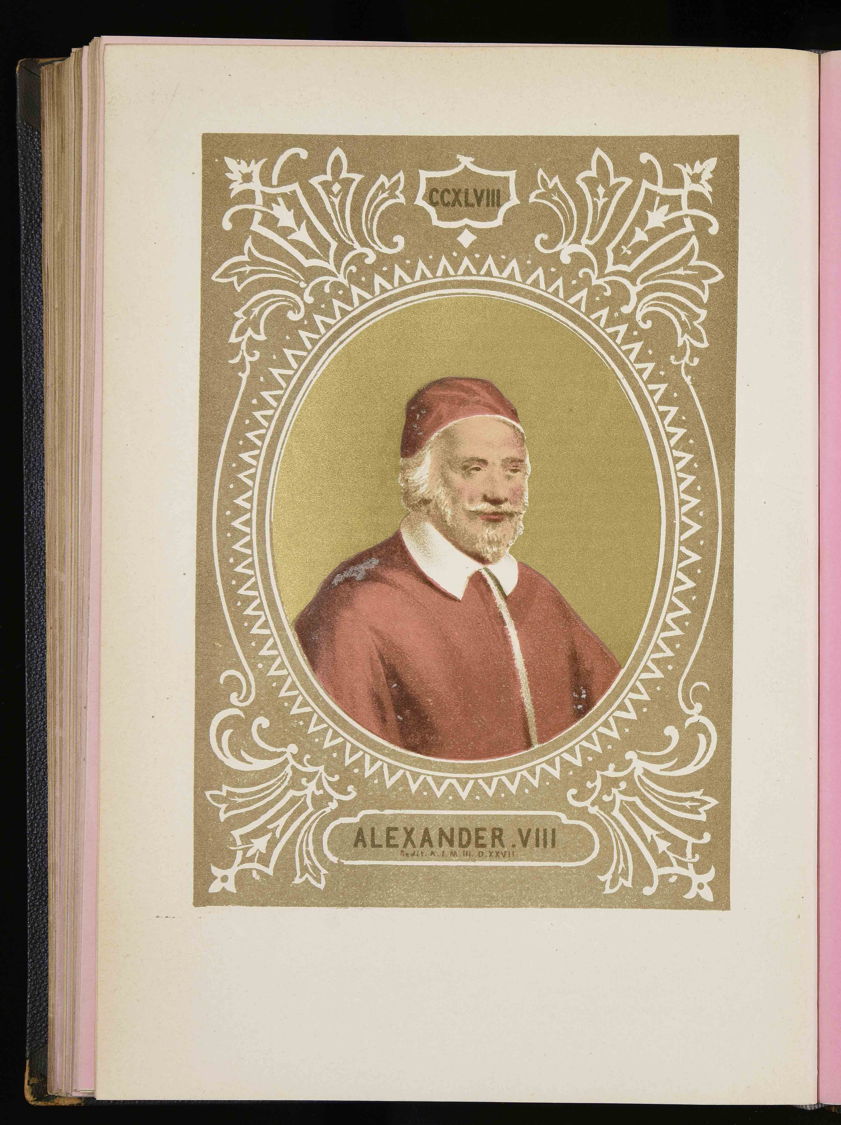 Portrait of Pope Alexander VIII, Pietro Vito Ottoboni, in pontifical dress