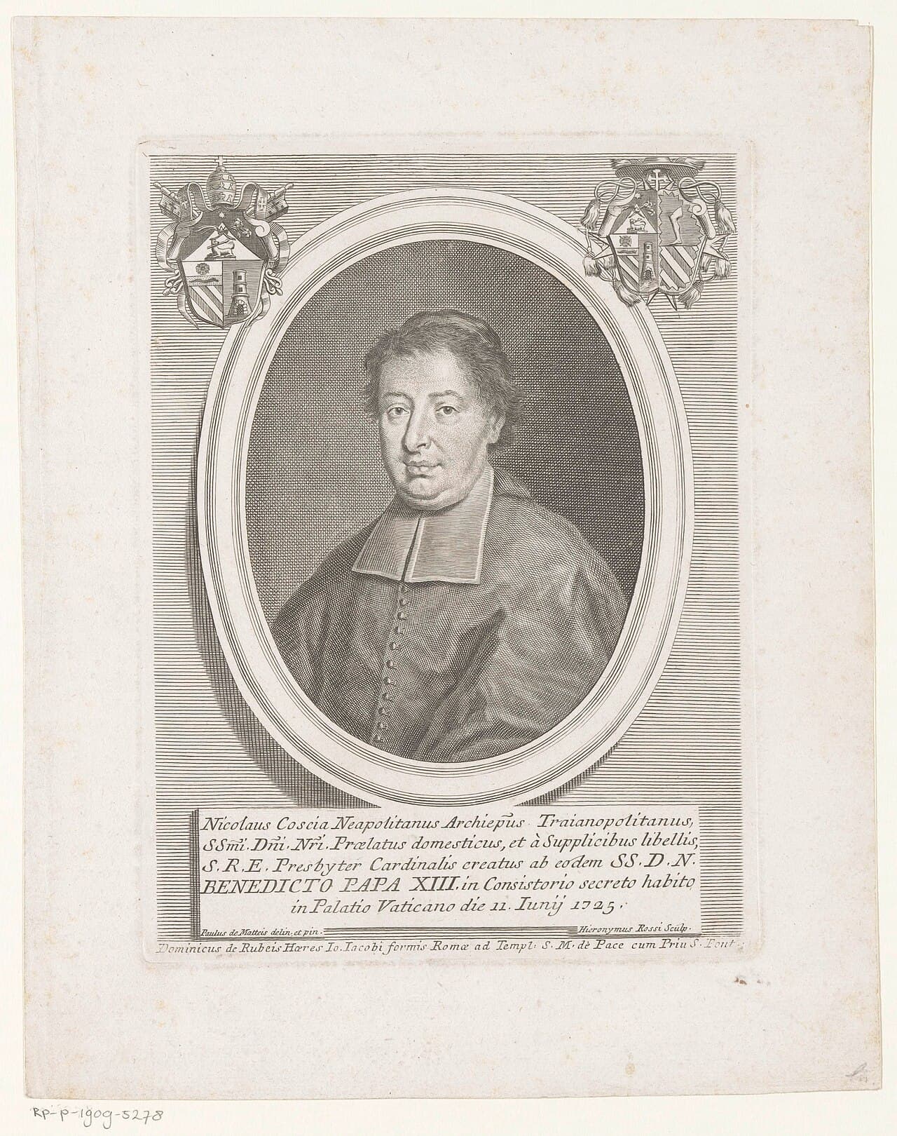 Kardinal Niccolò Coscia, Günstling Benedikts XIII.