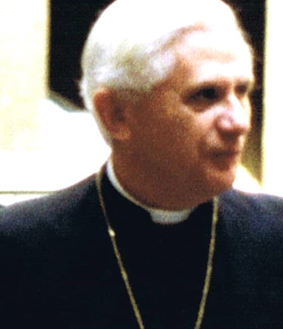 Le cardinal Joseph Ratzinger, préfet de la Congrégation pour la Doctrine de la foi