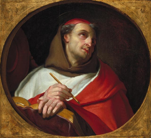 Saint Bonaventure, Minister General of the Franciscans, who died at Lyon during the 1274 council