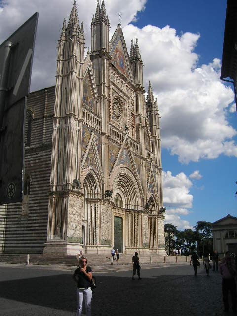The facade of Orvieto Cathedral; at Orvieto Gregory X published his letter protecting the Jews on 7 October 1272