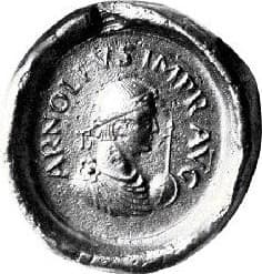 Sigillo di Arnolfo di Carinzia datato 896