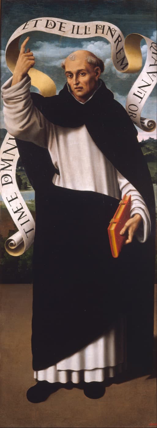 Saint Vincent Ferrer depicted by Joan de Joanes