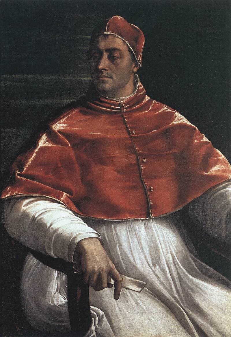 Portret papieża Klemensa VII autorstwa Sebastiana del Piombo, około 1526, Muzeum Capodimonte