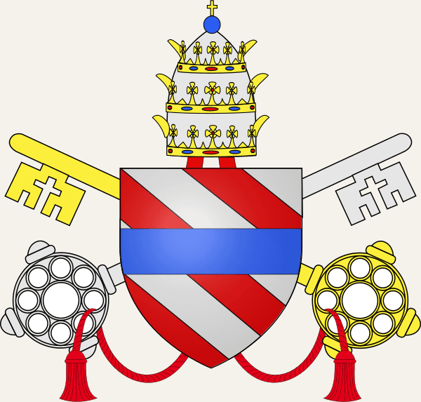 Armoiries de la famille Corsini, dont est issu le pape Clément XII