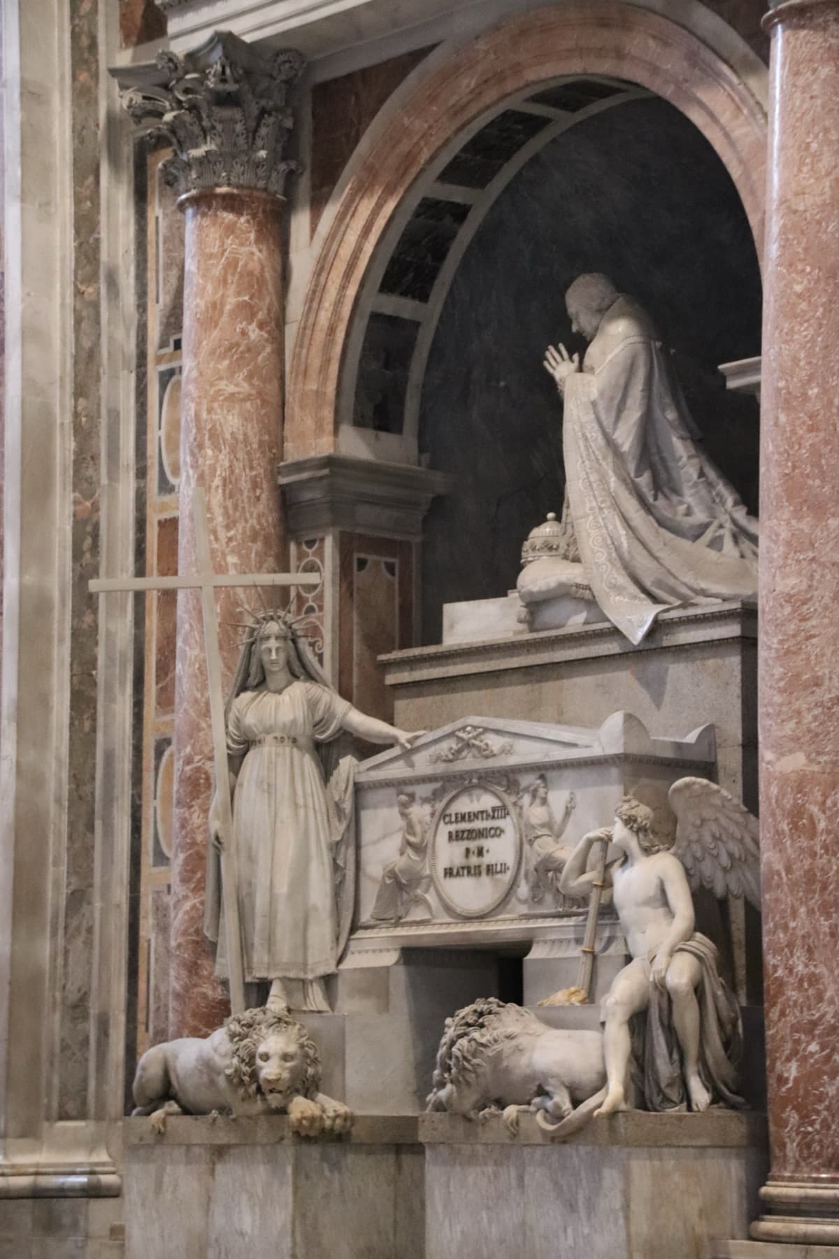 Funerary monument of Clement XIII by Antonio Canova, Saint Peter's Basilica in Rome