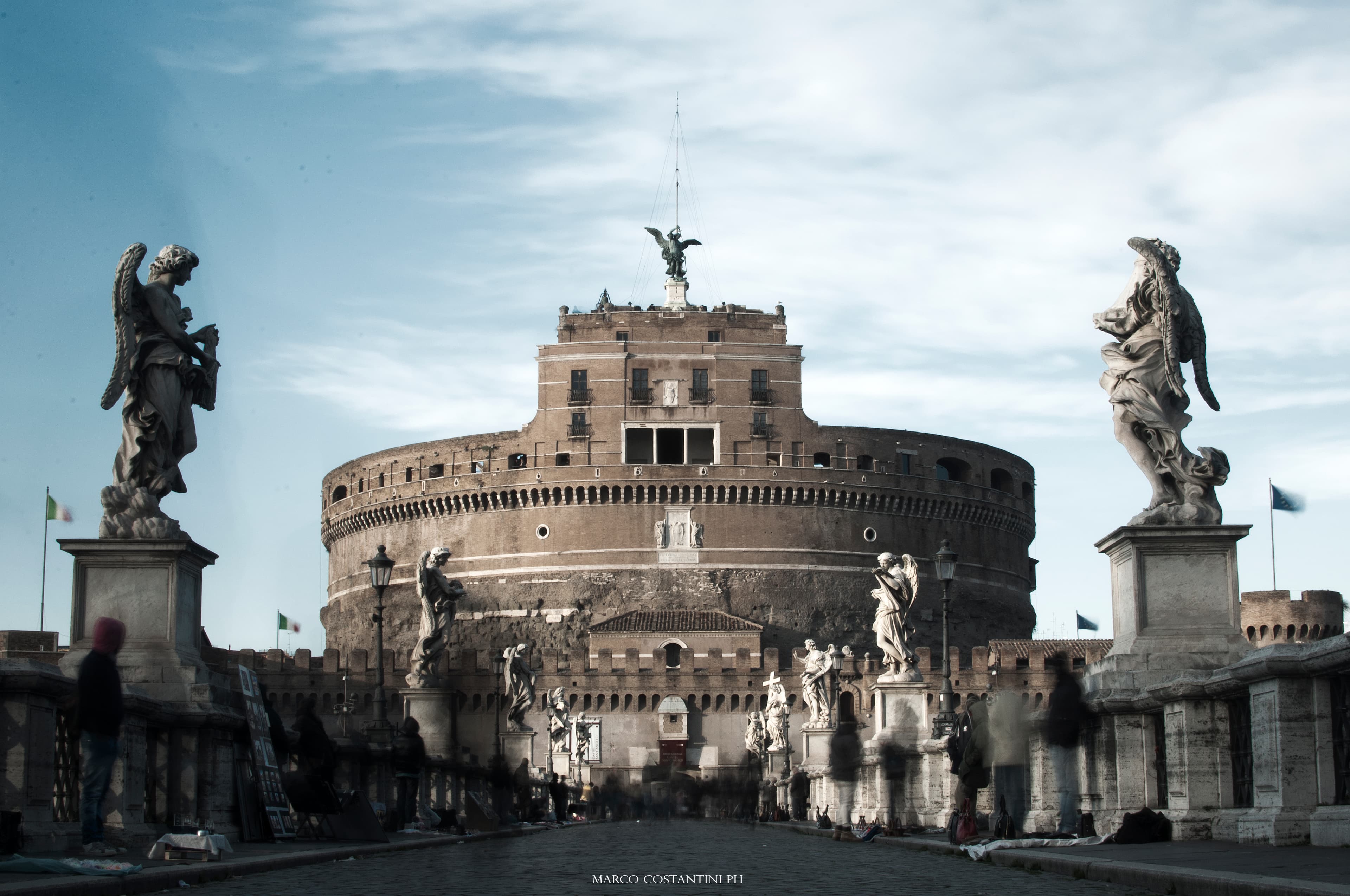 Castel Sant'Angelo w Rzymie, dawne mauzoleum Hadriana