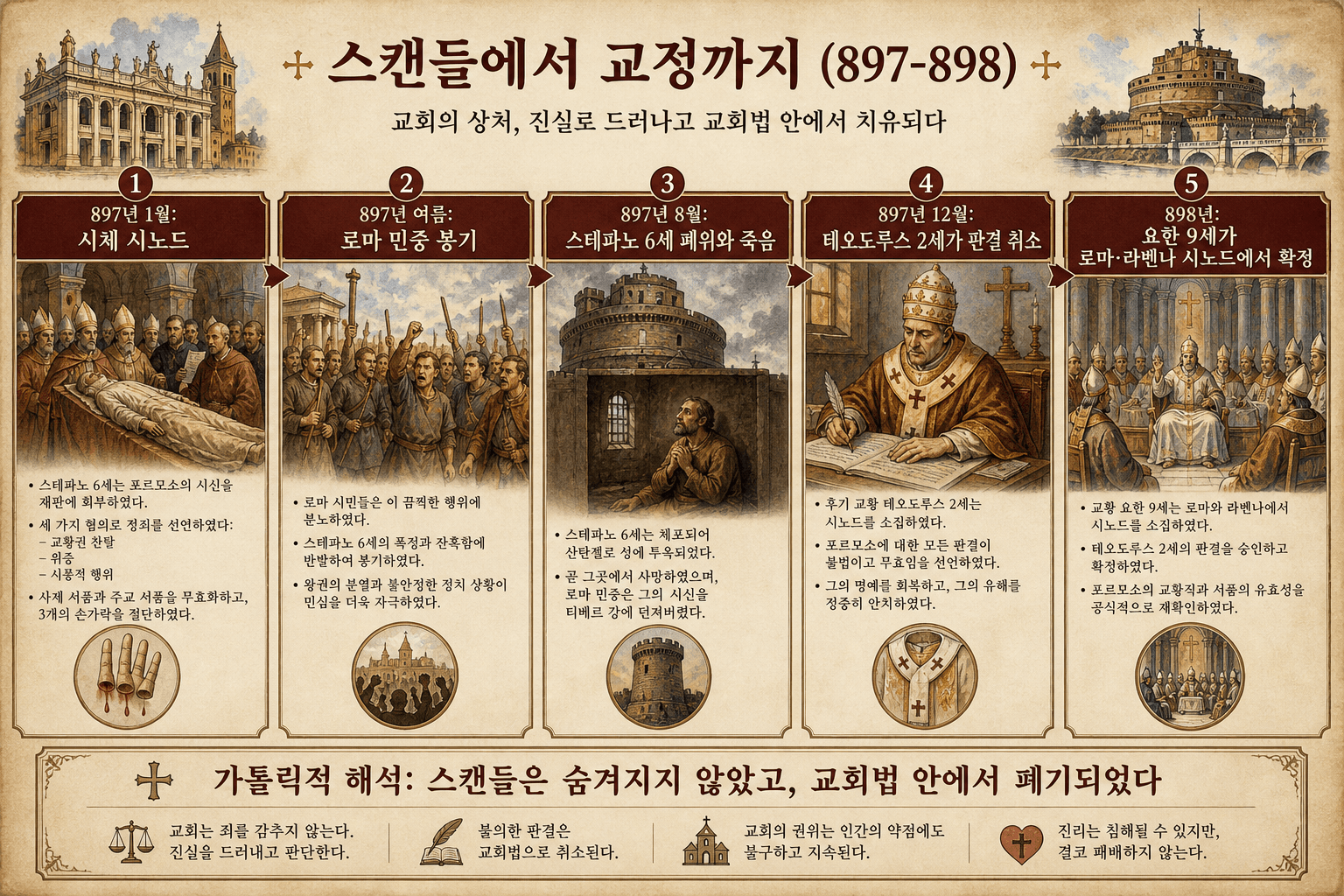 897년부터 898년까지 시체 공의회 무효화 연대기 인포그래픽