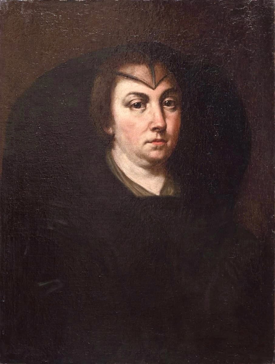 Portrait of Olimpia Maidalchini Pamphilj, sister-in-law and adviser of Innocent X