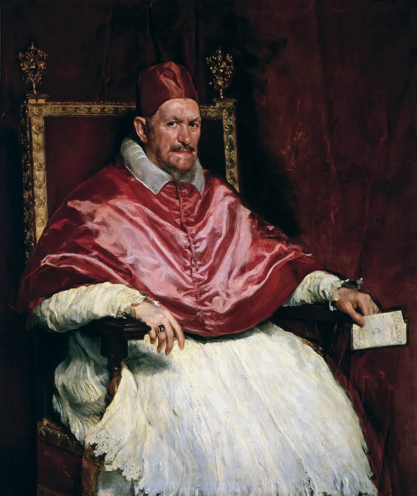Portrait of Innocent X by Diego Velazquez, 1650, Galleria Doria Pamphilj