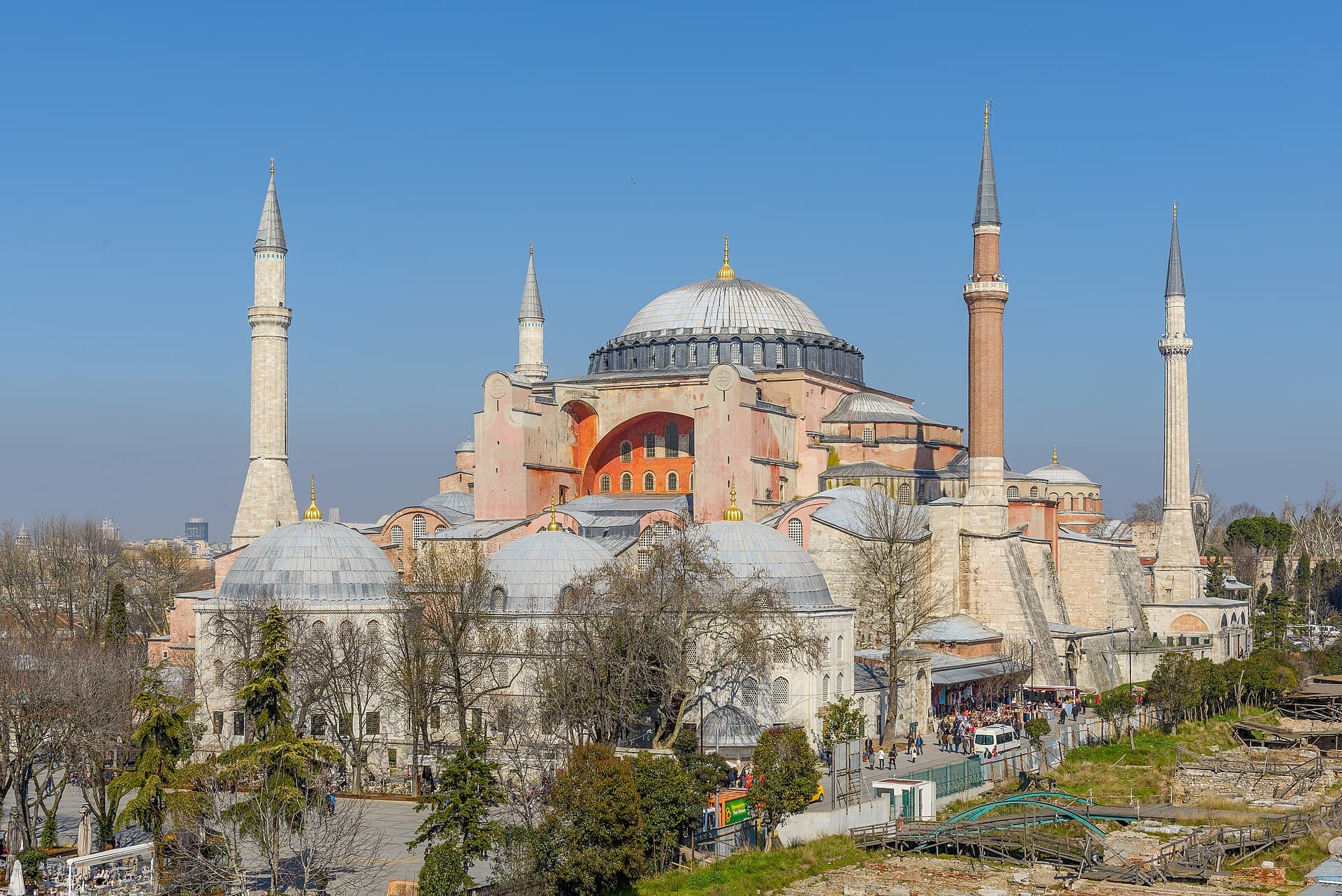 Hagia Sophia in Konstantinopel von Süden