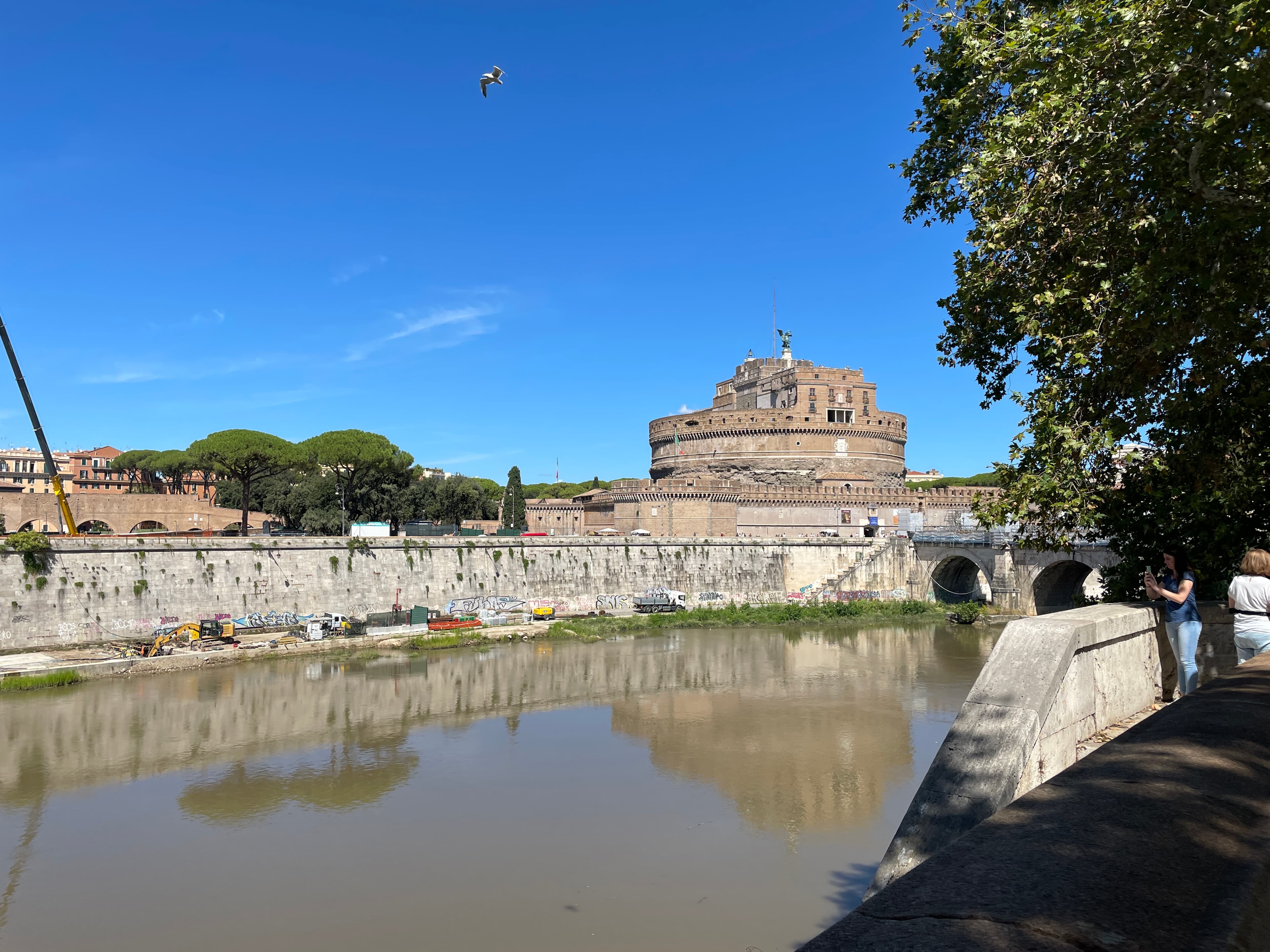 Castel Sant'Angelo sul Tevere a Roma