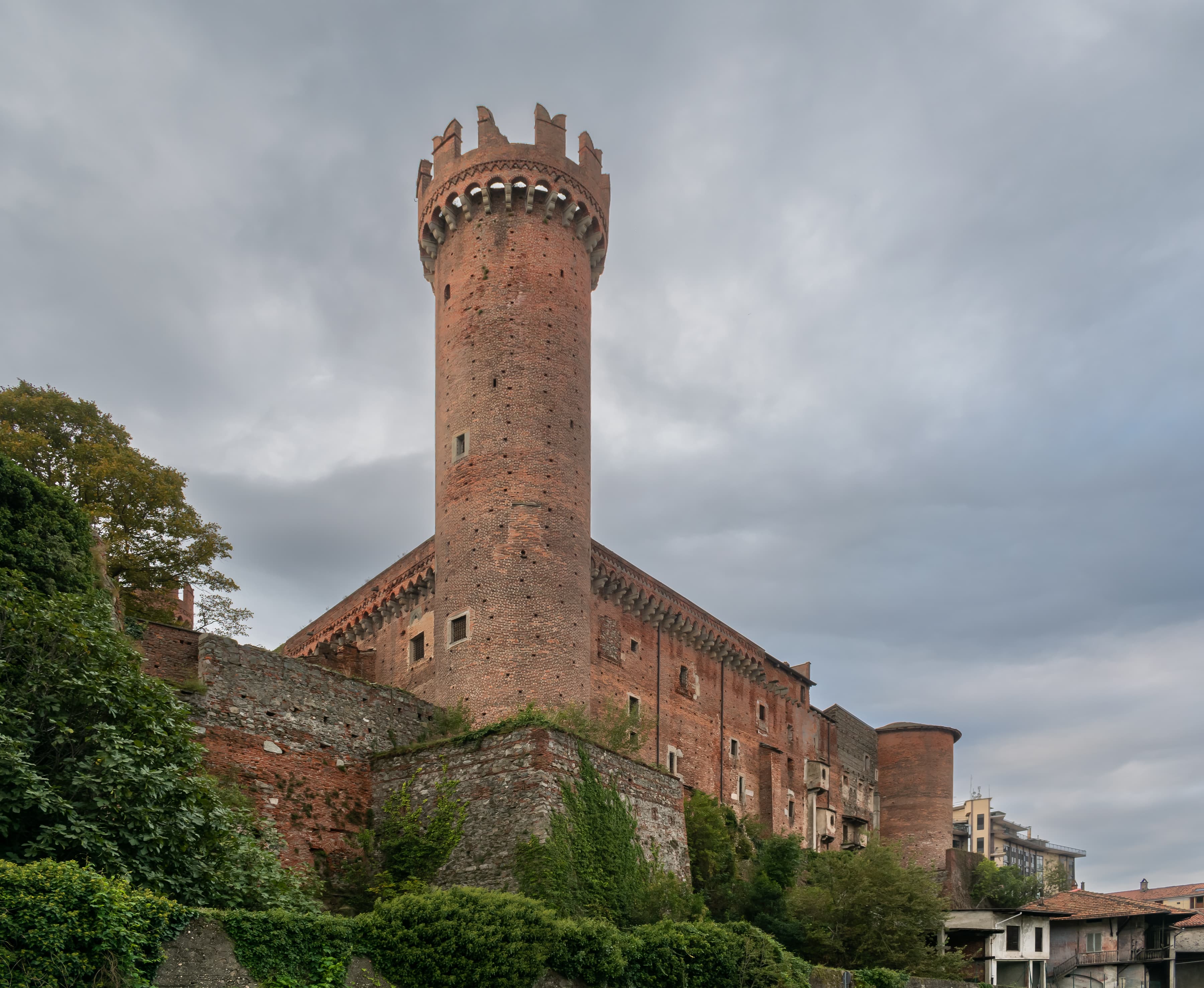 Il castello di Ivrea in Piemonte