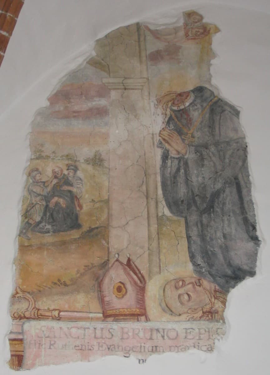 Ritratto di san Bruno di Querfurt, monaco-vescovo missionario martire nel 1009