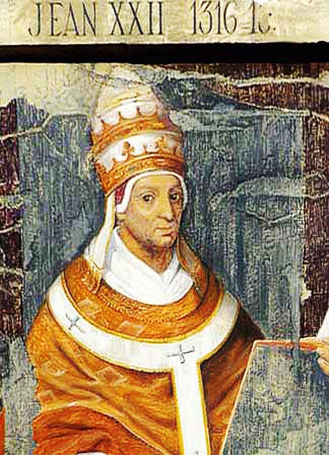 Funerary effigy of Pope John XXII in the Cathedral of Notre-Dame des Doms in Avignon